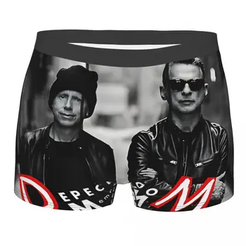 Бельо The Musician Mode Боксови шорти Depeche Cool Mode Качествени мъжки колан Дишаща къси Гащи Идея за подарък