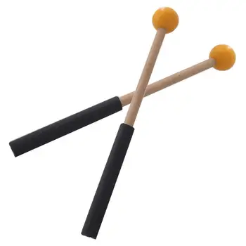 Нова 1 двойка на барабанни пръчки, дървен чук, за да маримбы с дръжка, ксилофонный чук, части за ударни инструменти