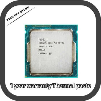Използван Четириядрен процесор Intel Core i5 4670S 3,1 Ghz 6M 65W LGA 1150 CPU