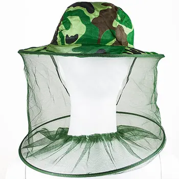 Маска за защита на лицето от насекоми Beekeeper Antimosquito Bee Bug, шапка с вкара защита за лице