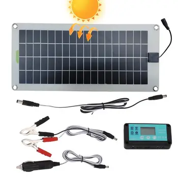 Професионално слънчево зарядно за кола, преносими автоматично водонепроницаемое слънчево зарядно за телефон, трайно зарядно за кола за слънчеви батерии