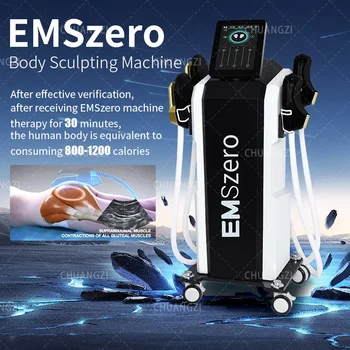 EMSzero RF 6500W HI-EMT За Отслабване, Симулатор за изграждане на Мускули, Сертифициране EMSZero CE, Допълнителни Възглавници за таза