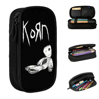 Пеналы Korn Rock, музикални дръжки Nu-Metal, чанти за студенти, молив случай за училище подаръци за студенти