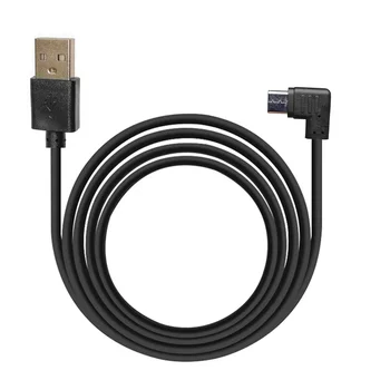 100 БР C-type address USB 2.0 двоен кабел за предаване на данни, кабел за зареждане на мобилен телефон, ъгъл 90 градуса на ляво и на дясно, 25 см, 50 см, 100 см