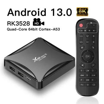 X88 MINI 13 TV Box Android 13 Rockchip RK3528 Двойна 8K двойна лента Wifi Smart Tv Box 4G 32GB 64GB Smart IPTV TV Box мултимедиен плейър