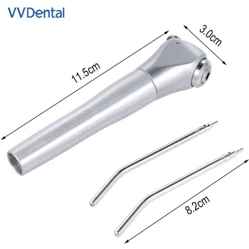 VVDental Трипътен спринцовка-въздушно-воден пистолет-спрей Съвет + 2 глави, Уши Тръби за стоматологична лабораторно оборудване Безмитен продукт