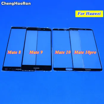 Резервни Части ChengHaoRan Външен Екран Предната със Стъклен Капак на LCD Сензорен Екран Обектив За Huawei Ascend Mate 8 9 10 10pro S