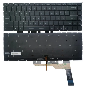 Новата клавиатура за лаптоп с бяла подсветка MSI Summit E14 E15 MS-14C4/14C5 B15 MS-1552/16S6 9Z.NJ2BN.K1D NSK-FFKBN 1D