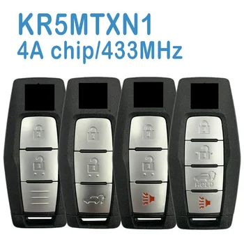 KR5MTXN1 Auto Smart Remote Control 2/3/4 Бутона 433 Mhz 4A Чип 8637C253 Замяна на Автомобил Без Ключ За Mitsubishi Outlander 2021 2022