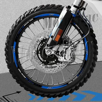 Светоотражающая стикер върху джантата на колелото на мотоциклет, етикет на райета, Аксесоари за YAMAHA YZ 125 125X 250 250X 250F 250FX 450F 450FX