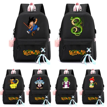 Раница Dragon Ball от аниме, едно сладко чанта Mochila Escolar от аниме, чанта за ученици за начално и средно училище, раница за връщане в училище